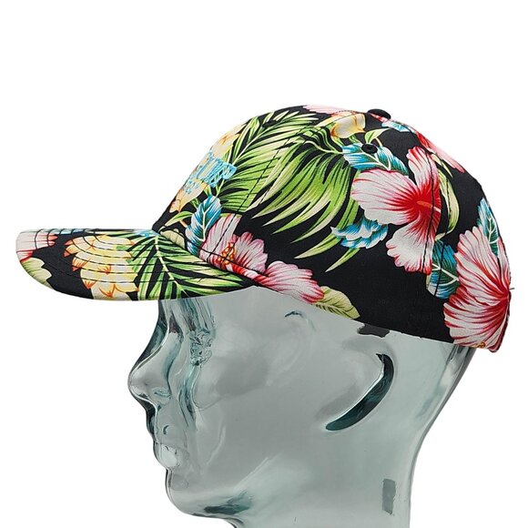 Bubba Gump Shrimp Company Hawaiian Floral Tropical Snapback Hat Embroidered - Picture 7 of 12